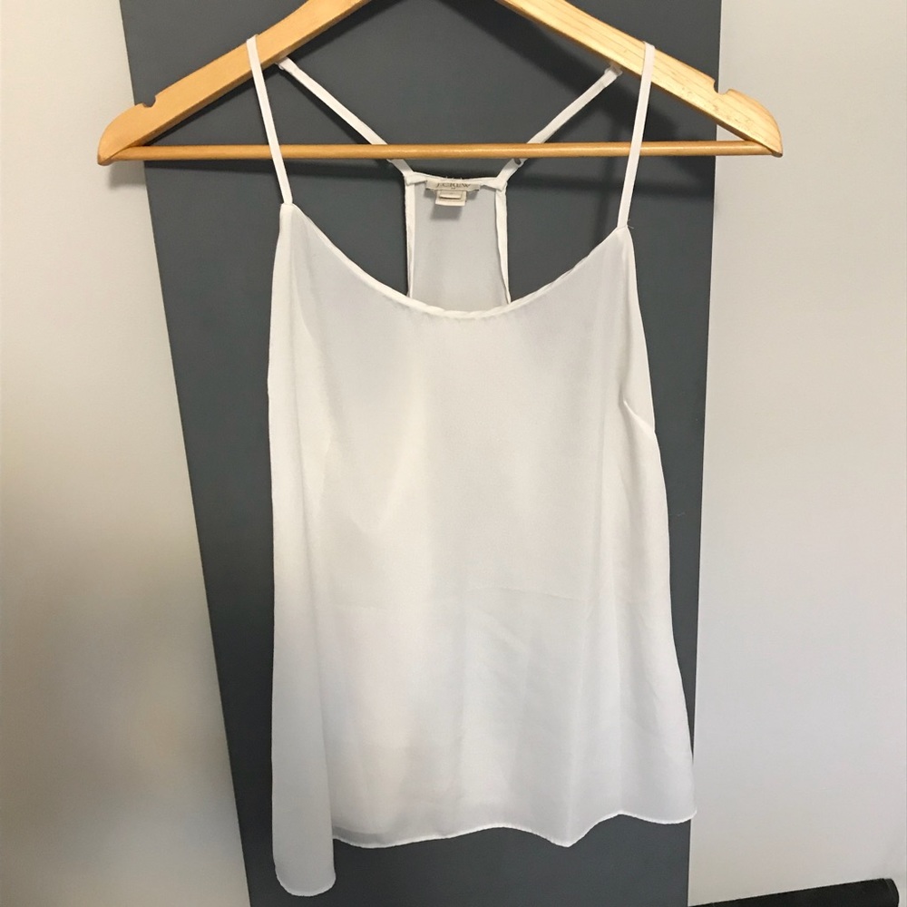 J. Crew Silky White Cami/Shell